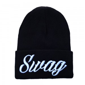 Шапка Swag чёрного цвета Шапка Swag чёрного цвета