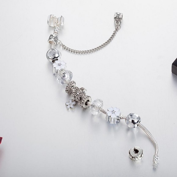 Браслет в стиле пандора Ромашка