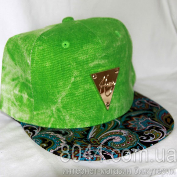 Кепка із прямим козирком Зелена Hater