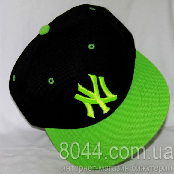 Кепка із прямим козирком NY SNAPBACK салатова