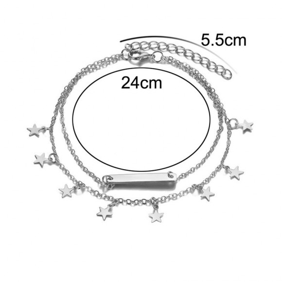 Браслет на ногу Зірочки