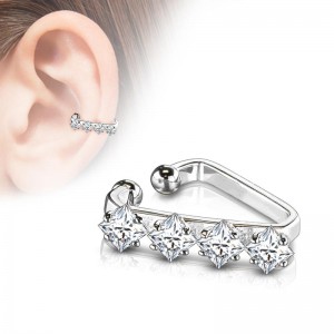 Кафф без прокола Spikes Треугольник EC19423 Кафф без прокола Spikes Треугольник EC19423