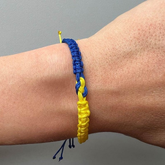Браслет из шнура Love Ukraine Браслет из шнура Love Ukraine