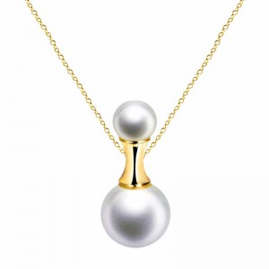 Кулон з ланцюжком Perfume Bottle Jadore золотистого кольору