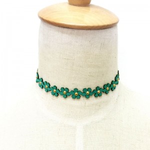 Замшевий чокер Квітка