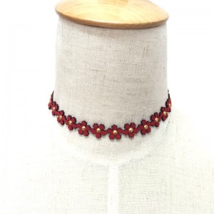 Замшевий чокер Квітка