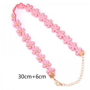 Замшевий чокер Квітка Замшевий чокер Квітка