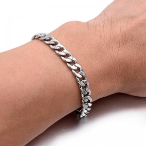 Браслет из стали Цепочка Плетение Браслет из стали Цепочка Плетение