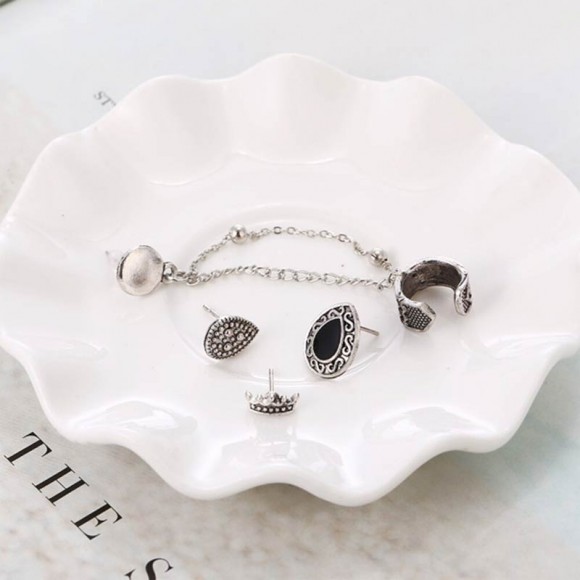 Сережки кафи набір з 4 шт.