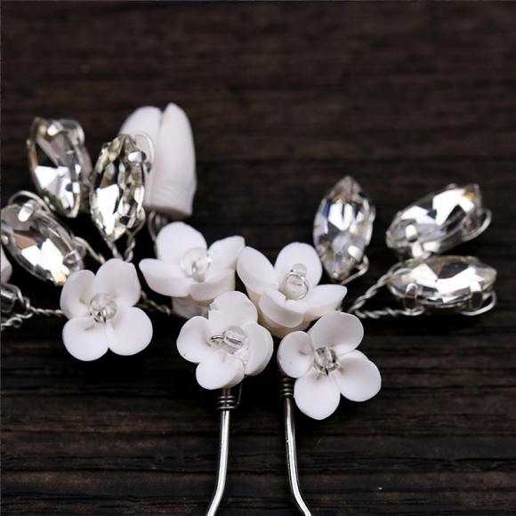 Весільна шпилька для волосся Квіти