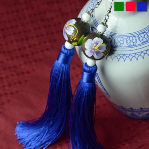 Сережки довгі Пензлики Етно Сережки довгі Пензлики Етно