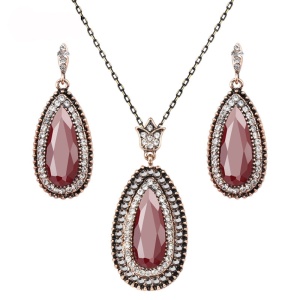 Набор украшений Великолепный век Гюлер: кулон и серьги Набор украшений Великолепный век Гюлер: кулон и серьги