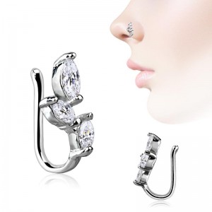 Обманка в нос Spikes Листок NOCL18