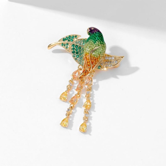 Брошка Елітний Райдужний Папуга Брошка Елітний Райдужний Папуга