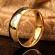 Кольцо Всевластия из стали золотистого цвета с цепочкой «The Lord of the Rings»