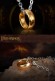 Кільце Всевладдя зі сталі золотистого кольору з ланцюжком &quot;The Lord of the Rings&quot;