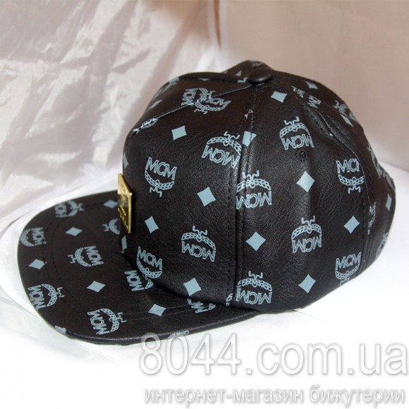 Кепка с прямым козырьком снепбек MCM 