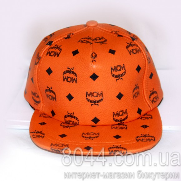 Кепка с прямым козырьком снепбек MCM 