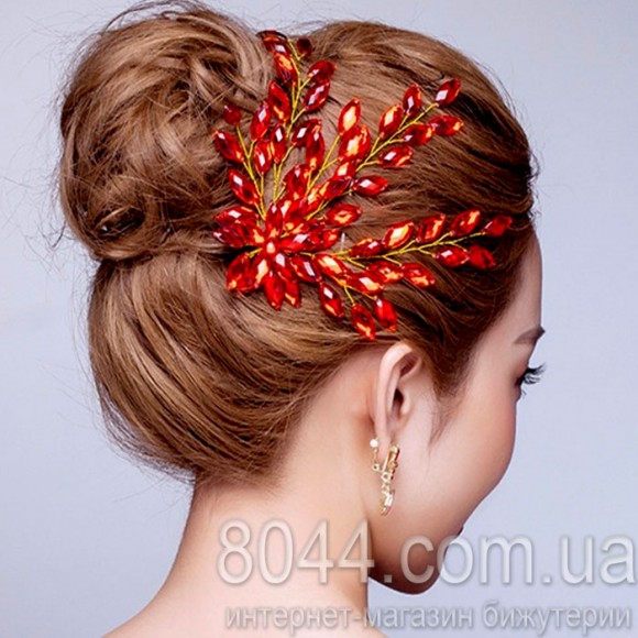 Украшение в причёску Кристальный цветок Украшение в причёску Кристальный цветок