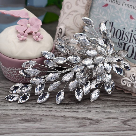 Украшение в причёску Кристальный цветок Украшение в причёску Кристальный цветок