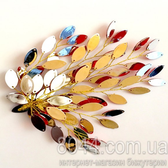 Украшение в причёску Кристальный цветок Украшение в причёску Кристальный цветок