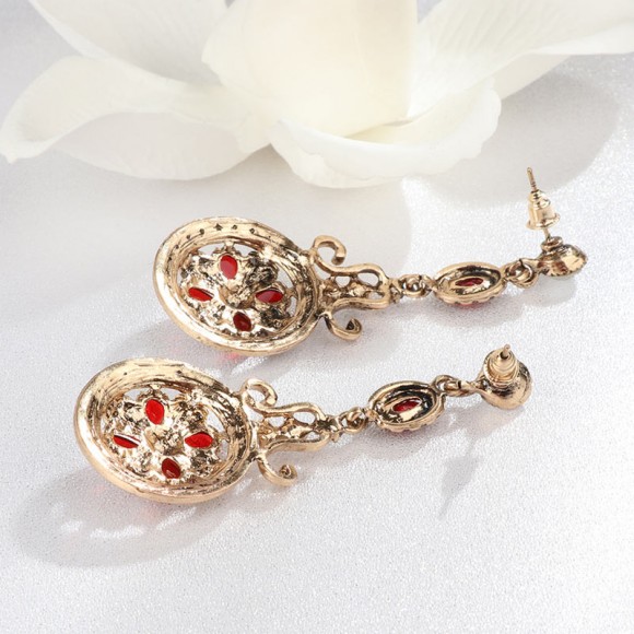 Серьги с камнями Сечиль