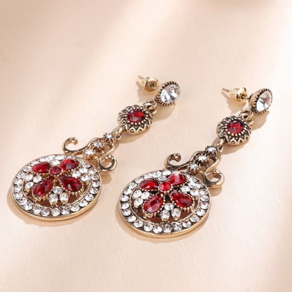 Серьги с камнями Сечиль