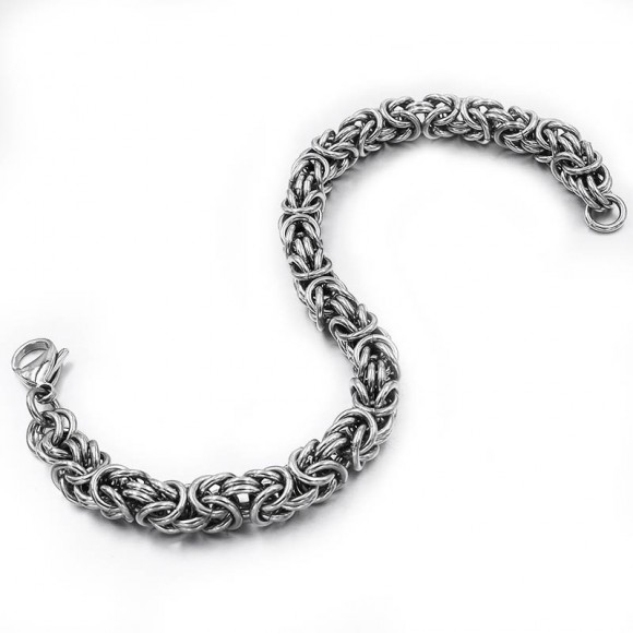 Браслет из стали Византийское плетение Браслет из стали Византийское плетение
