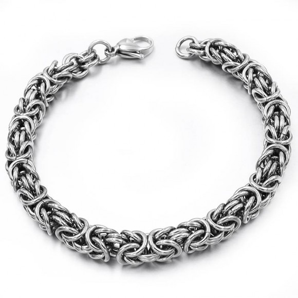 Браслет из стали Византийское плетение Браслет из стали Византийское плетение
