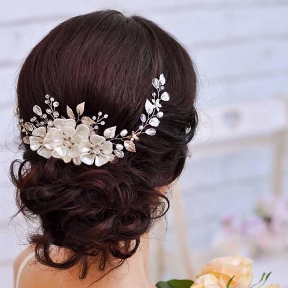 Весільна гілочка для волосся Шикарні квіти