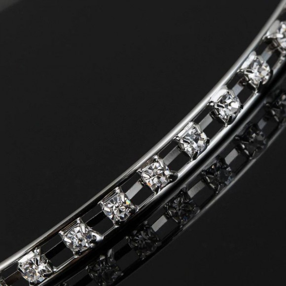 Обруч для волосся з кристалами Ніжність