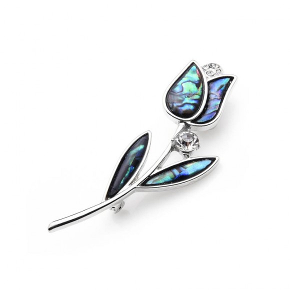 Брошь тюльпан Элит