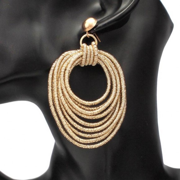 Серьги подвески Многослойное кольцо Серьги подвески Многослойное кольцо