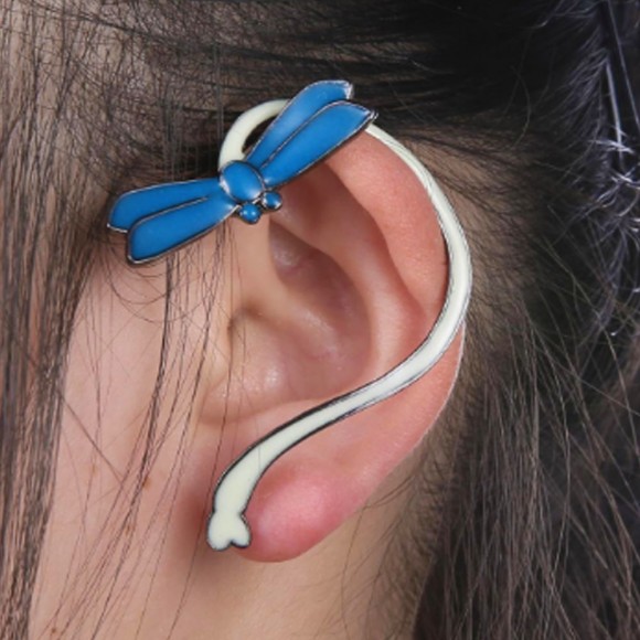 Люмінесцентний кафф Метелик блакитний