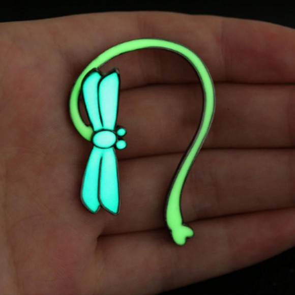 Люмінесцентний кафф Метелик блакитний