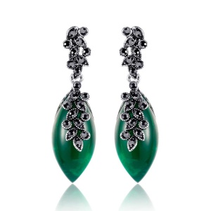 Сережки зелена крапля Сережки зелена крапля