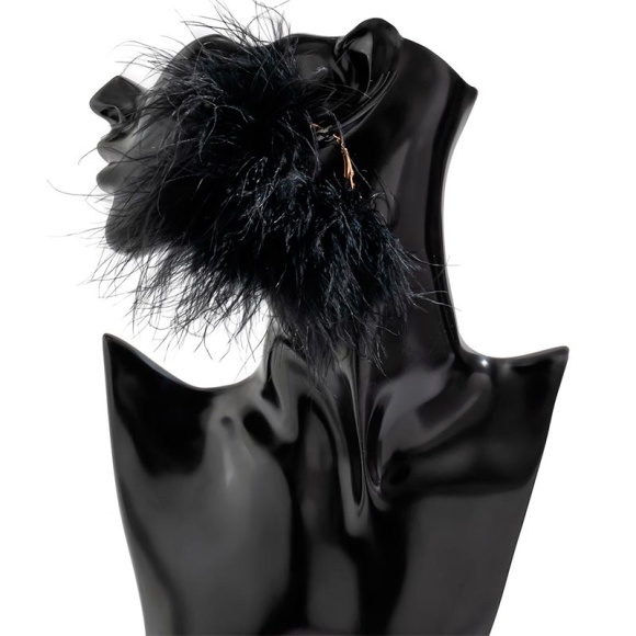 Сережки пір'я класик