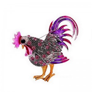 Брошка Півень