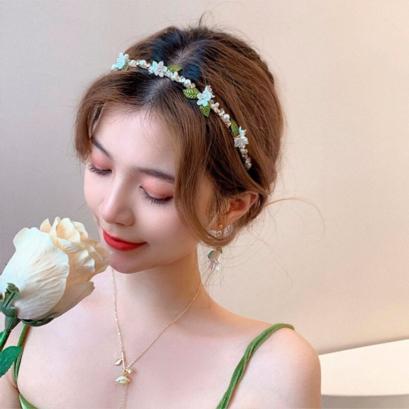 Обруч для волосся квіти весни