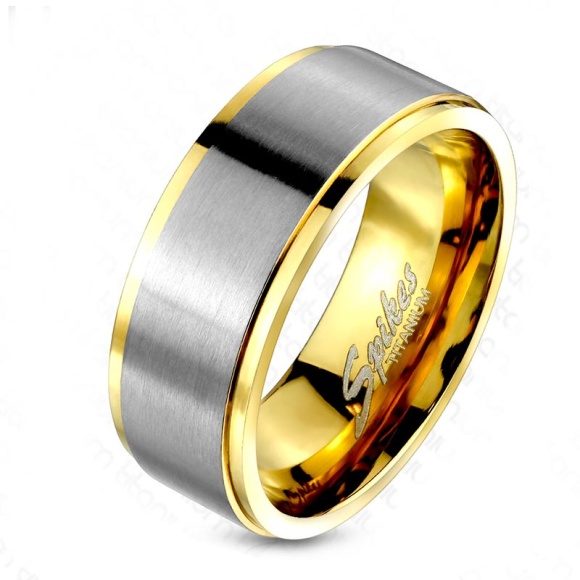Кільце з титану Spikes Solid Titanium R-TM-3152
