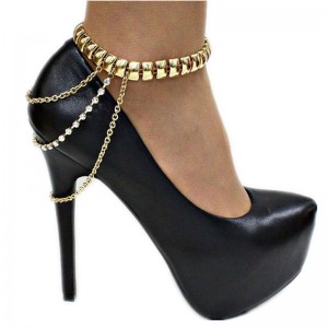 Браслет на ногу с цепочками Stiletto heels Браслет на ногу с цепочками Stiletto heels