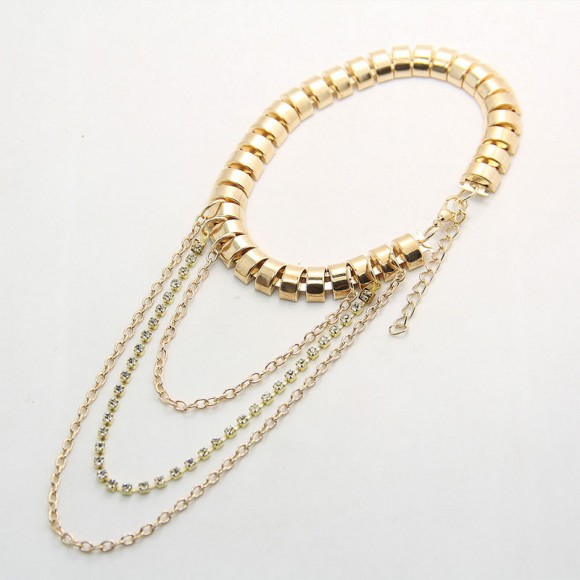 Браслет на ногу з ланцюжками Stiletto heels