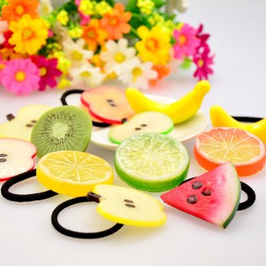 Резинка для волос фрукты Резинка для волос фрукты