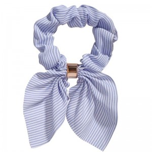 Резинка для волос с платком Полоса
