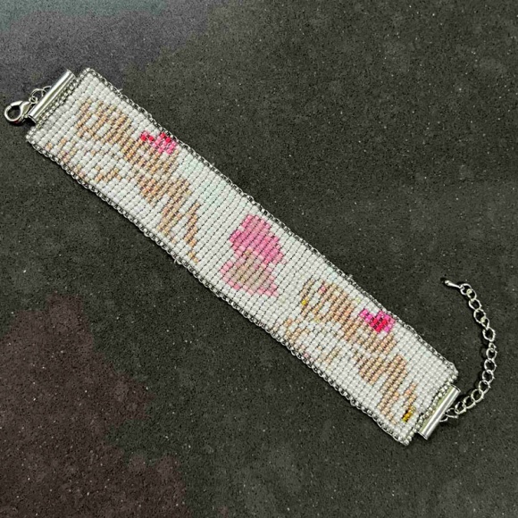 Браслет із бісеру Янгол Браслет із бісеру Янгол