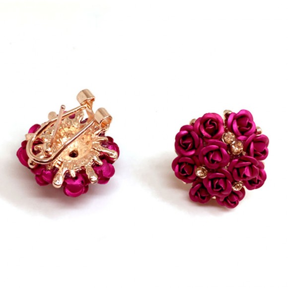 Серьги гвоздики Розы Серьги гвоздики Розы