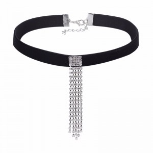 Чокер Кристальный галстук