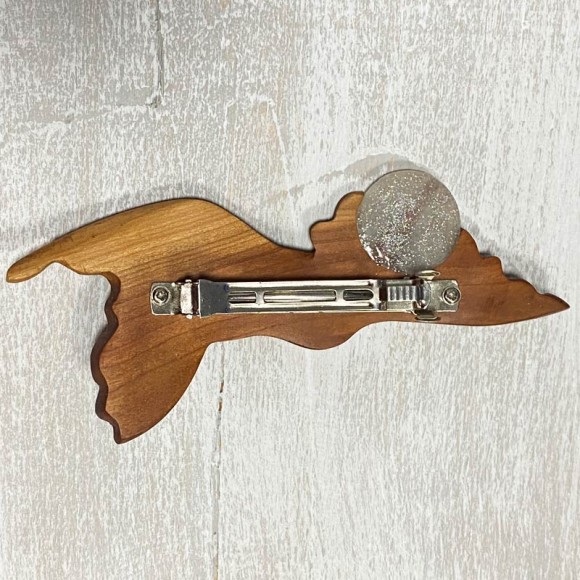 Шпилька для волосся з дерева Птиця