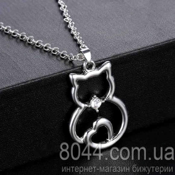 Кулон Кошечка силуэт Кулон Кошечка силуэт