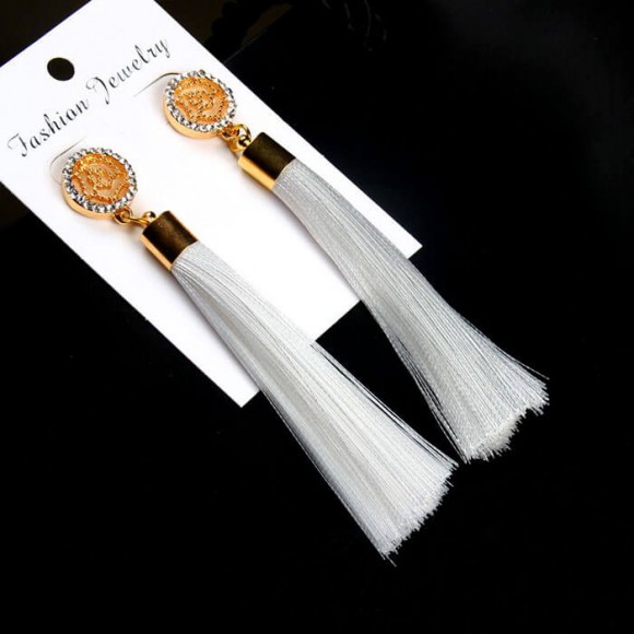 Серьги кисточки Flowers